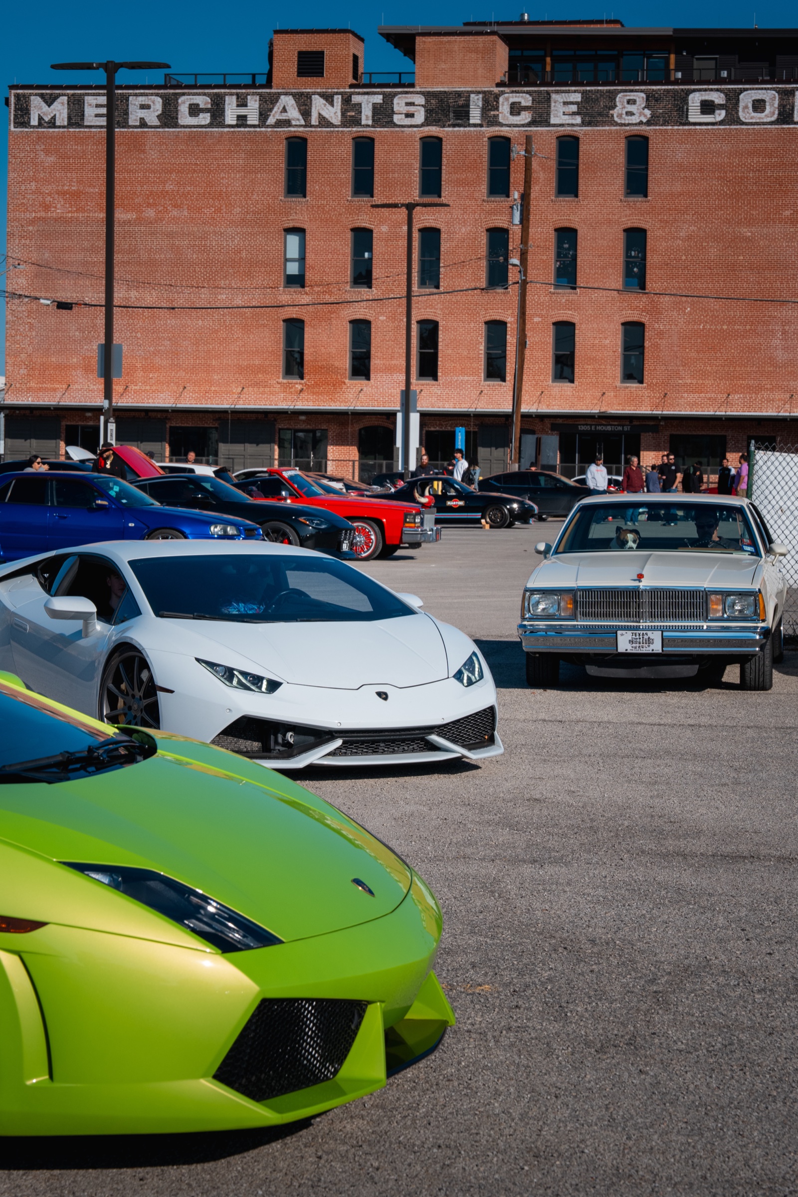 Lamborghinis at Merchants Ice